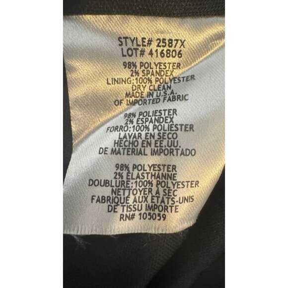 NWT XSCAPE Size 12 Animal Print Sleeveless V-Neck Dress Flounce Hem - Picture 14 of 15